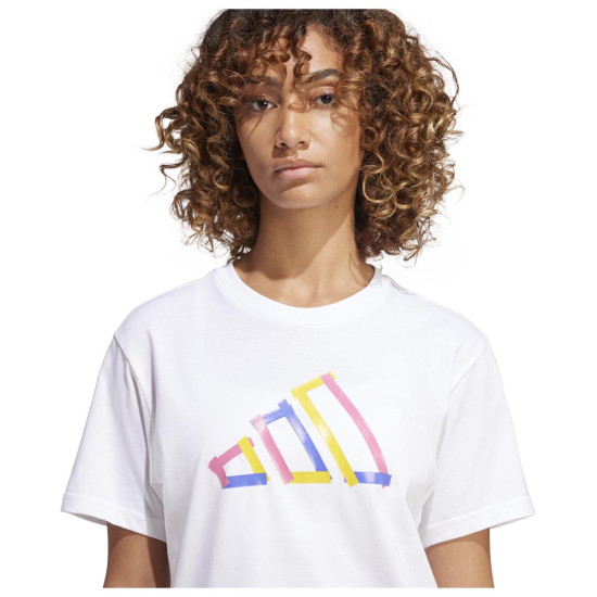 Adidas Γυναικεία κοντομάνικη μπλούζα Tech Fill Graphic Tee